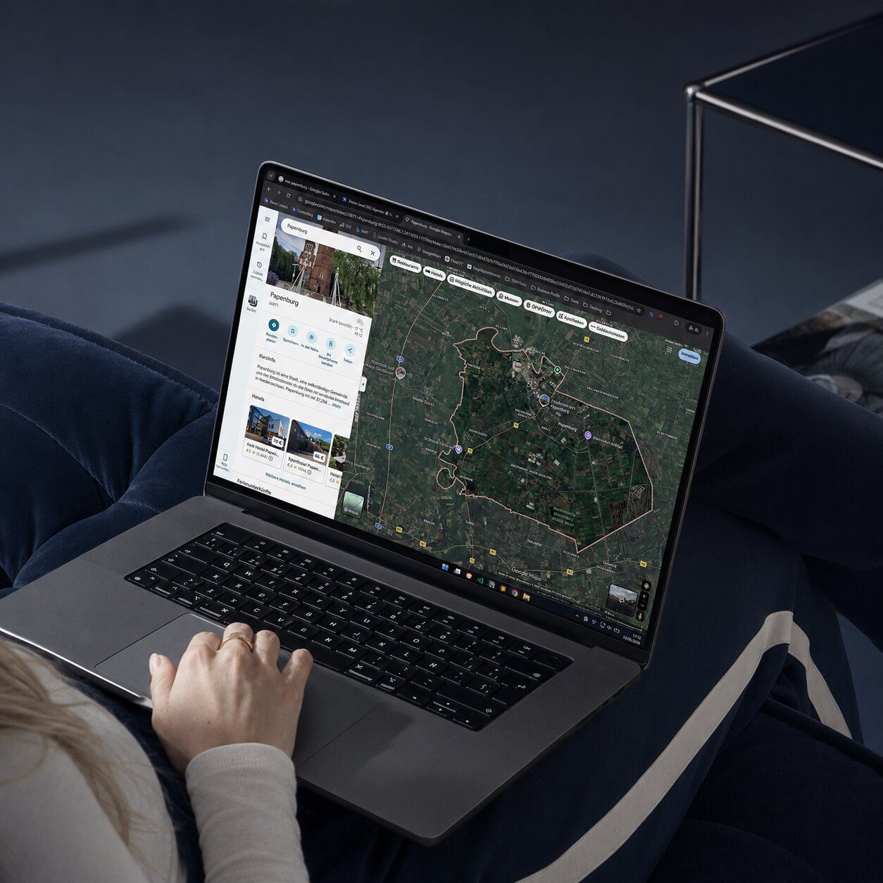 Local SEO und AI SEO Papenburg - Google Maps Ansicht von Papenburg.