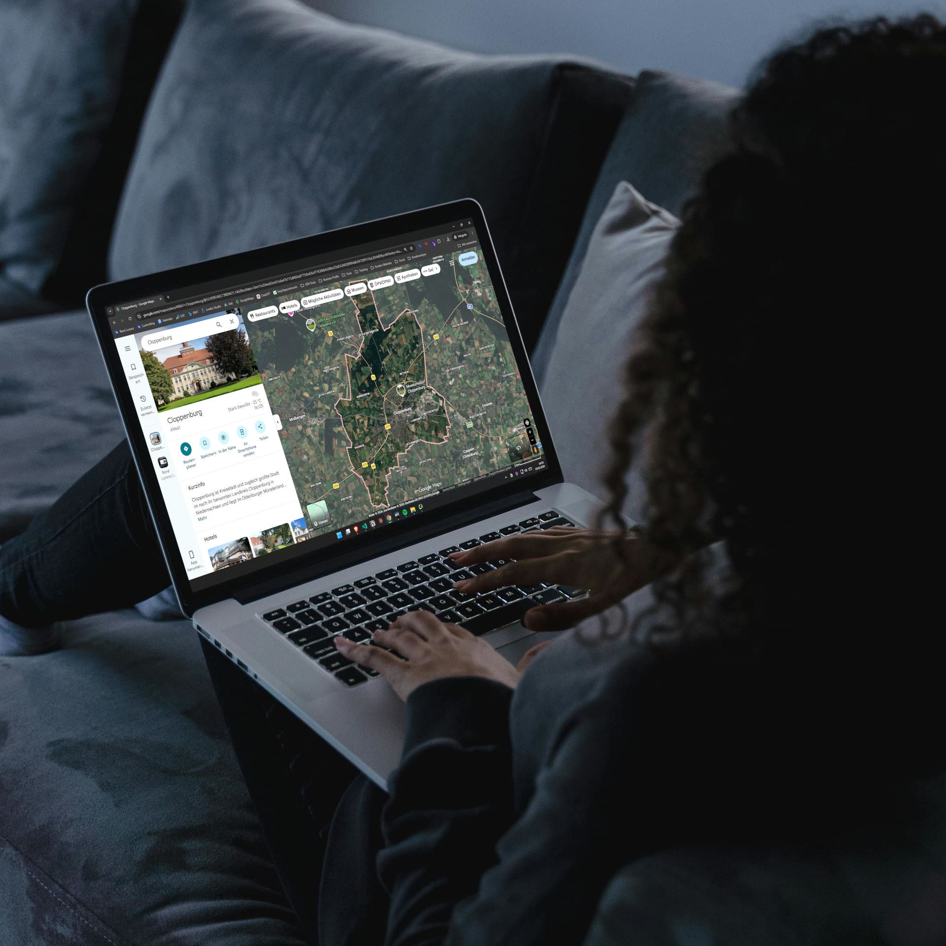 Local SEO und AI SEO Cloppenburg - Google Maps Ansicht von Cloppenburg.