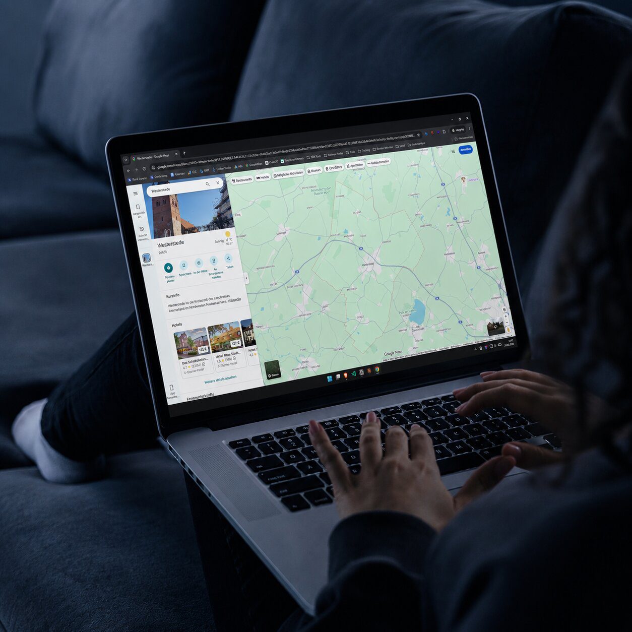 Local SEO und AI SEO Westerstede - Google Maps Ansicht von Westerstede.